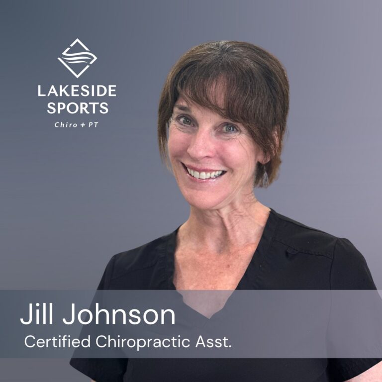 Jill Johnson, certified chiropractic assistant at Lakeside Sports Chiropractic in Cornelius NC